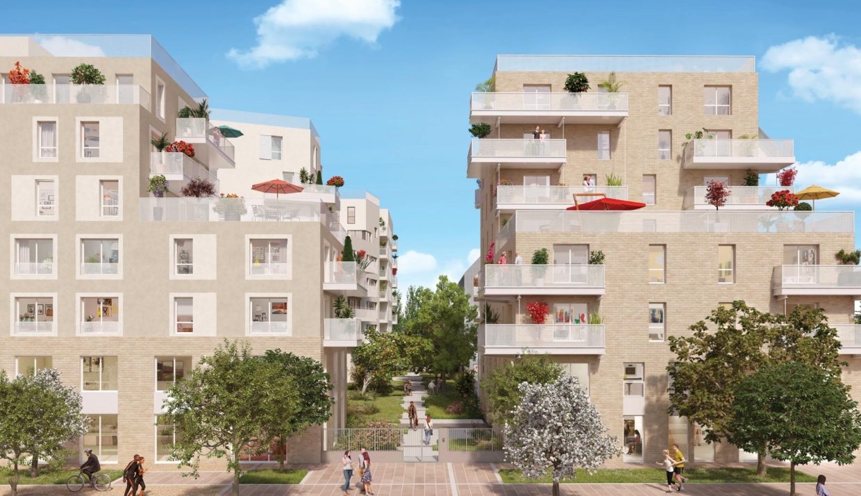 Canal Horizon à Bondy : Brun Immobilier neuf:Vente appartements neufs en Ile de France