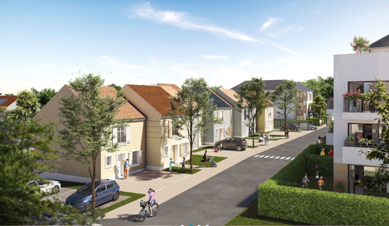 Côté Faubourg à Ozoir la Ferrière 77:Brun Immobilier Neuf:Vente de Logements Neufs en Ile de France