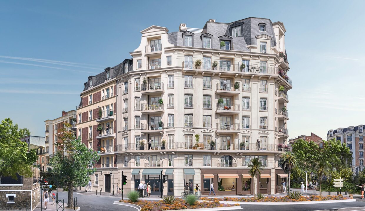 Carré Foch La Garenne Colombes 92:Brun Immobilier Neuf:Vente de Logements Neufs en Ile de France