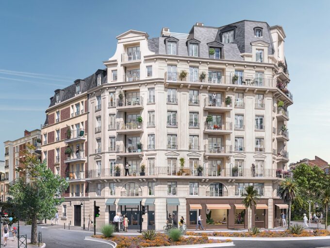 Carré Foch La Garenne Colombes 92:Brun Immobilier Neuf:Vente de Logements Neufs en Ile de France