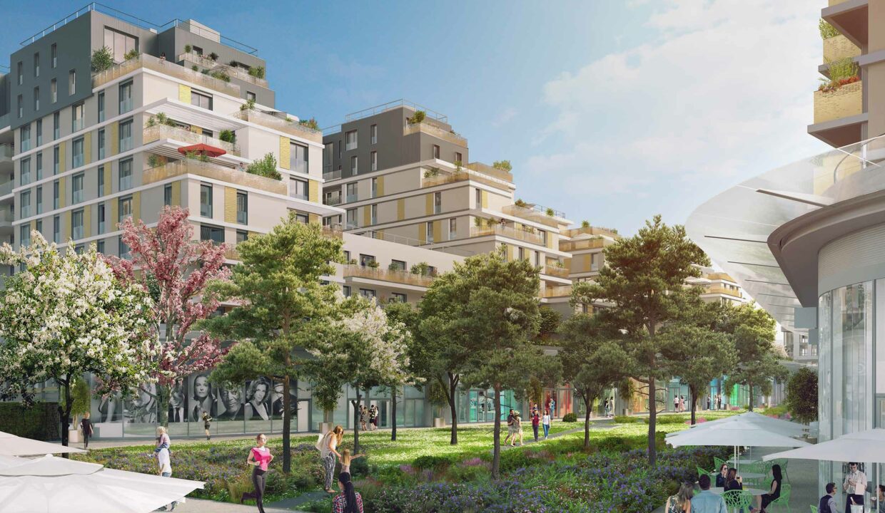 Issy Coeur de Ville à Issy les Moulineaux 92:Brun Immobilier Neuf:Vente de Logements Neufs en Ile de France