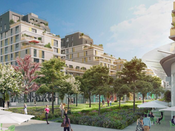 Issy Coeur de Ville à Issy les Moulineaux 92:Brun Immobilier Neuf:Vente de Logements Neufs en Ile de France