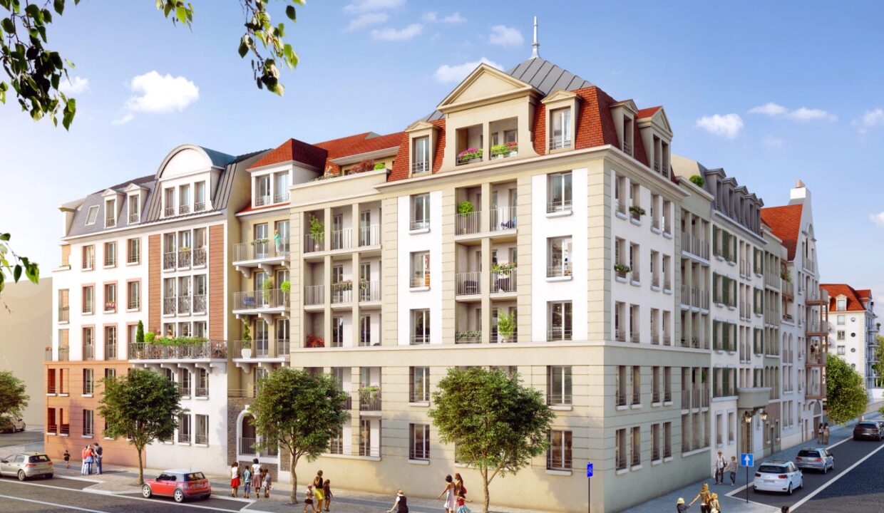 Le Domaine de la Reine au Blanc Mesnil:Brun Immobilier Neuf:Vente de Logements neufs en Ile de France