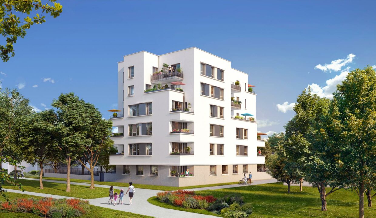 Les Trèfles Blancs à Brétigny sur Orge 91 : Vente de logements neufs en Ile de France :Brun Immobilier Neuf