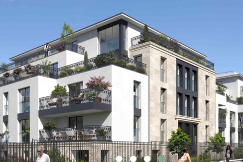 Onyx à Saint Cloud 92 :Logements Neufs en Ile de France:Brun Immobilier Neuf:Vente de Biens Neufs dans les Hauts de Seine