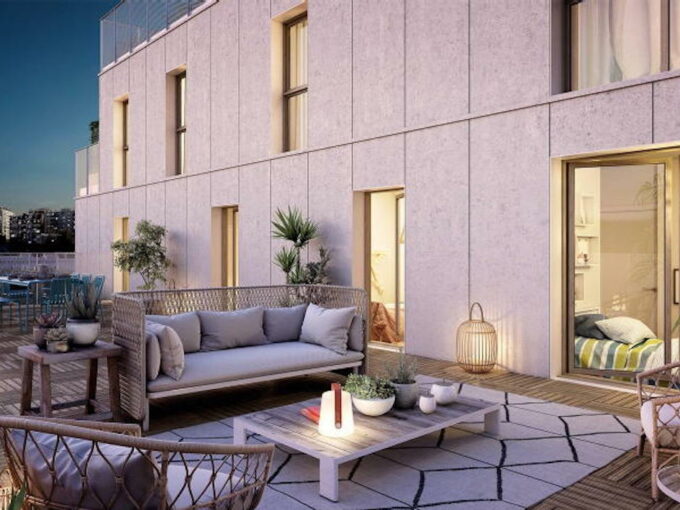 Terrasse Paris 75020 - Vente de logements neufs en Ile de France