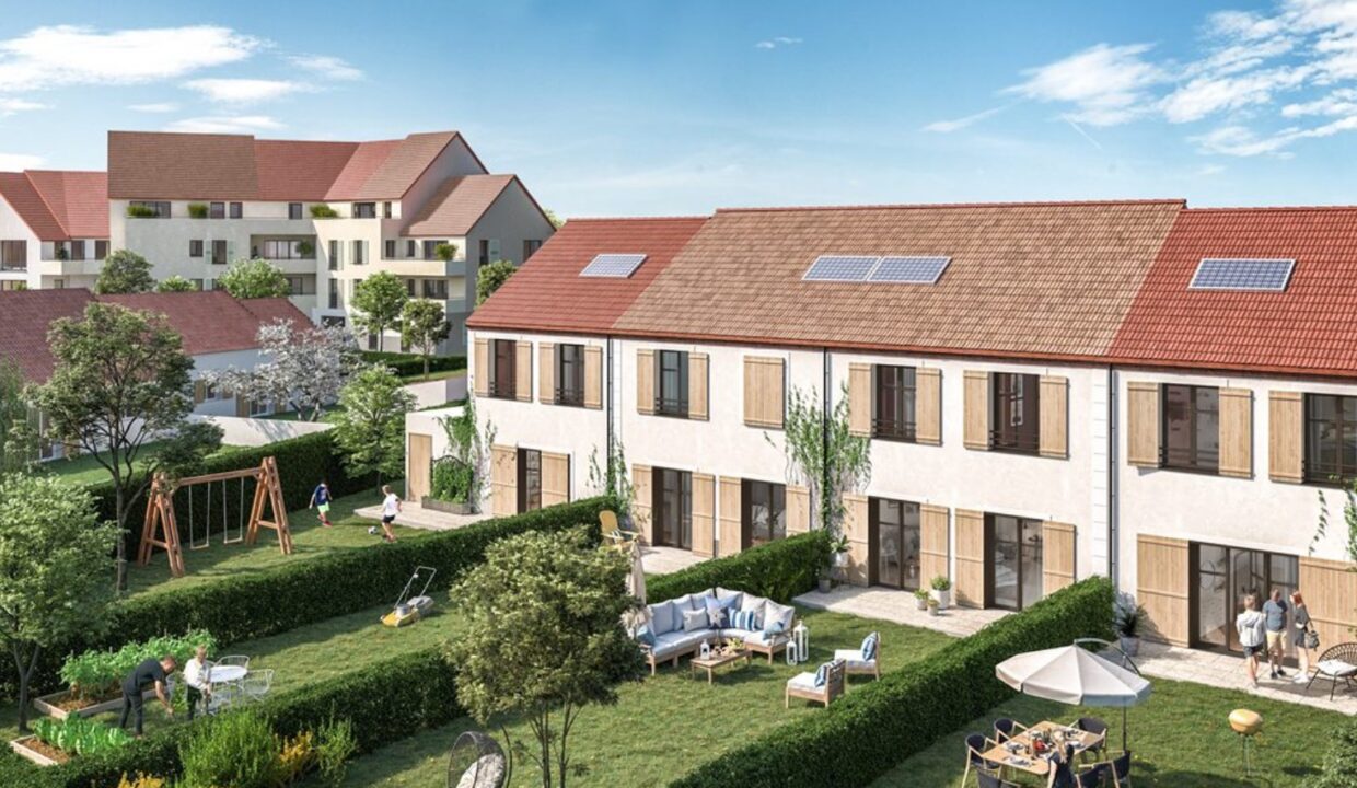 Urban Village à Gonnesse 95:Brun Immobilier Neuf:Vente de Logements Neufs en Ile de France