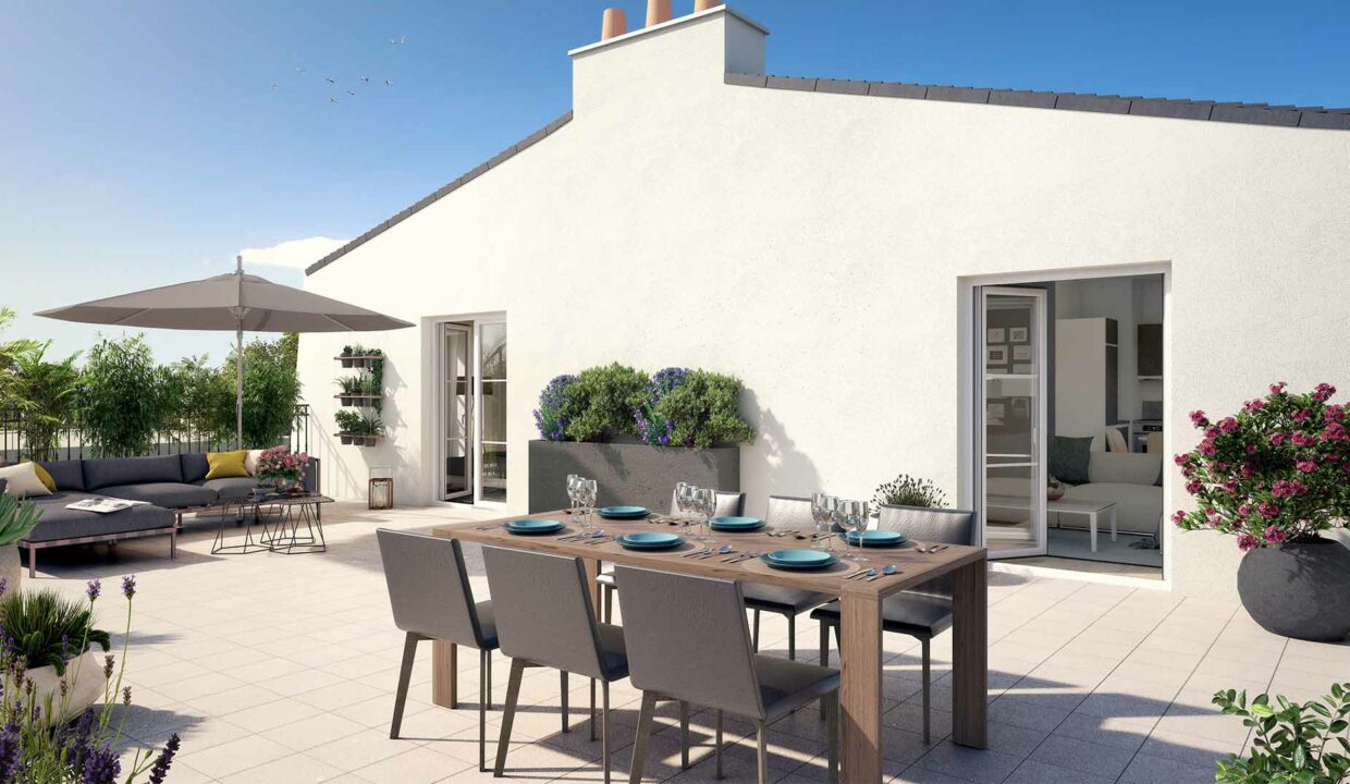 Villa Beau Site au Blanc Mesnil 93 : Vente appartements neufs en Ile de France :Brun Immobilier Neuf